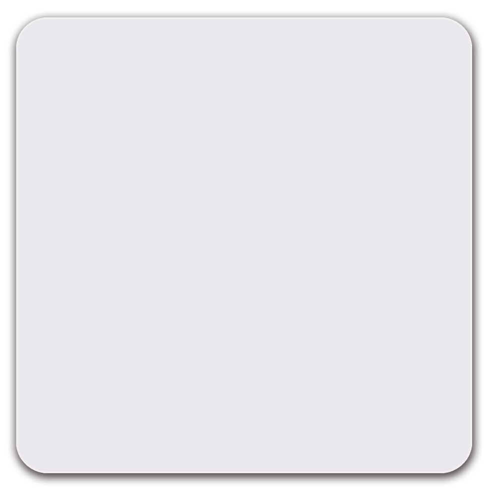 Premium Square Waterproof Mouse Pad - Non-Slip Rubber Base 9X9 Inches (Grey) Grey 683370725645