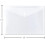 JAM PAPER Plastic Envelopes with Snap Closure - Letter Booklet - 9 3/4 x 13 - Clear - 3/Pack 4