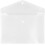 JAM PAPER Plastic Envelopes with Snap Closure - Letter Booklet - 9 3/4 x 13 - Clear - 3/Pack 3