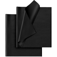 Hlonon Cierny hodv bny papier - 30 listov 14 x 20 palcov Darcekov balenie DIY Remesl Svadba Narodeniny Vianoce