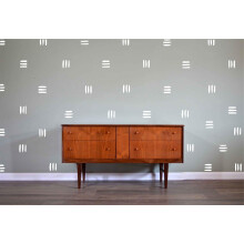 120db Modern Line Falimatrick Boho Nursery Kids Living Room Scandinavian Home D?cor ntapad falfestmnyek Vinyo DIY Gift YT5037 (fehr)