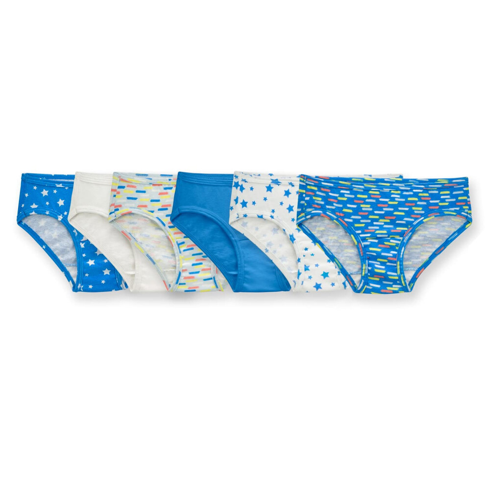 Fruit of the Loom Girls' Cotton Hipster Underwear  6 Pack - Fashion Assorted  4