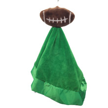 Yikestwins Football Lovey Decke für Baby | Großes 20"" x 20"" Baby Lovey Unisex | Niedliche Fußball-Schmusedecke für Babys und Kleinkinder