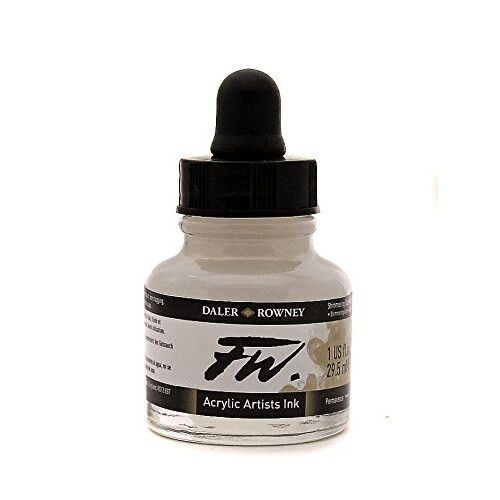 Ακρυλικό μελάνι Daler Rowney FW Artists 29,5 ML σε δοχείο - Λαμπερό χρυσό