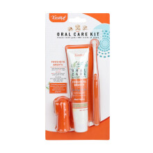(StyleB) Toothbrush Pet And Toothpaste Set Oral Cleaning Supplies For Dogs And Cats