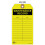 Avery Preprinted Maintenance Record Tags with String 5,75"""" x 3"""" Yellow Tags 25 Write On Hang Tags (62431) 2