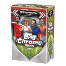 2024 Topps Chrome Tennis Einzelhandels-Vorteilsbox
