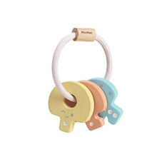 Plan Toys - Pastelifarveiset nøkkelring - TROUSSELIER