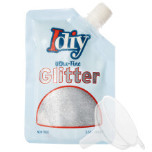 iDIY Ultra jemn trpytky (100 g 3,5 oz scek) w Easy-Pour scek & trychtr-asfaltove ed Extra jemn-Netoxick DIY Umen a remesla koln projekty F