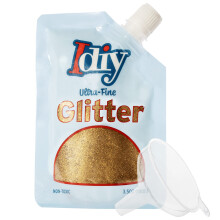 iDIY ultra jemn trpytky (100 g 3,5 oz scek) w scek se snadnm nalvnm & trychtr-krmov oranov Extra jemn-netoxick DIY umeleck a remesln