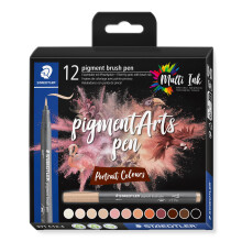 STAEDTLER Pigment Arts -sivellinkyn    - muotokuvav   rit, 12 kpl