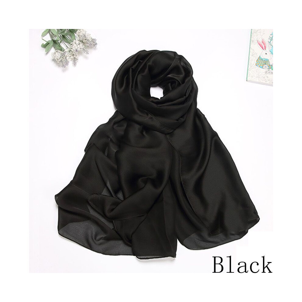 (Black) Women Elegant Satin Wrap Shawl Evening Party Wrap And Shawl Wedding Bridal-image-OPC-PGSR5TM-NEW