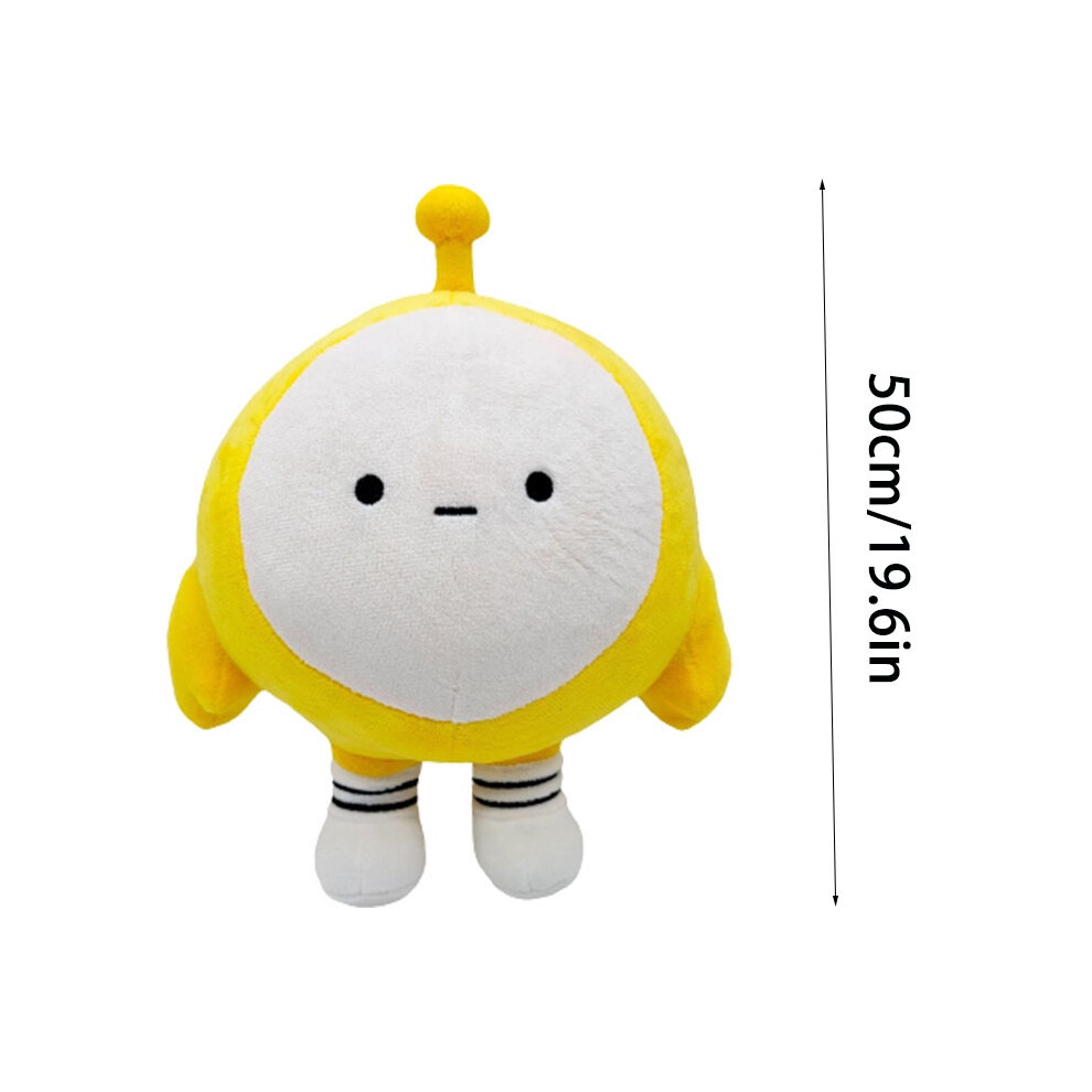 (, 50Cm/19.69In) Party Plush Eggy Toys Stuffed Animal Dolls Kids Xmas Birthday Collectible Gifts Yellow