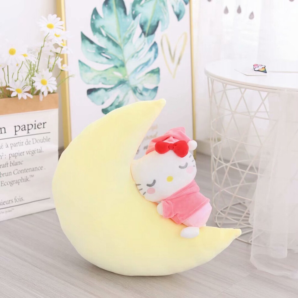 (Kitty) Moon Sanrio Sleeping Cartoon Pillow Kt Mymelody Cinnamoroll Gift Kuromi Birthday-image-OPC-PGSR7BX-NEW