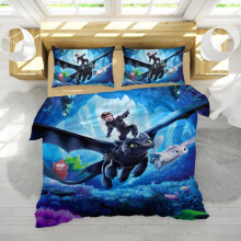 (Couples, Double?3pc?) How Train To Your Dragon Design Bedding Set 2pc3pc Of Pillowcase Duvet Cover