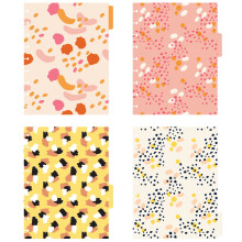Avery Planner Dividers for Happy Planner 9-disc Classic Size Planners 4-Tab S?t Spots Design 1 S?t (25477)