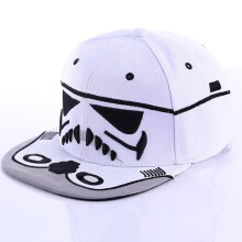 (White) Stormtrooper Wars Star Snapback Cap Hat Adult Costume Accessories Fashion Gift