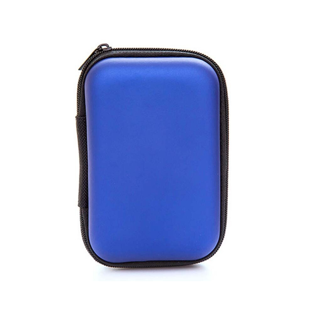 (blue) Mini Zipper Multifunction Earphone Sd Card Storage Bag Box Travel Pouch Carrying-image-OPC-PGSRBVK-NEW