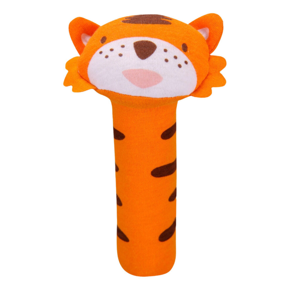 (Tiger) Hand Grip Baby Training Stick Panda Tiger Rabbit Monkey Cow Lion Pig Giraffe