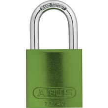 ABUS 72/40 KD Aluminiowa kldka bezpieczenstwa na klucz Rzna kldka z palakiem 1"" w kolorze zielonym