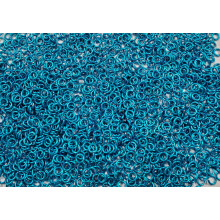 Chainmail Joe 1/4 Pound Turquoise Eloxovan hlinkov skokov krouky 18G 9/64"""" ID (2500+ krouku)