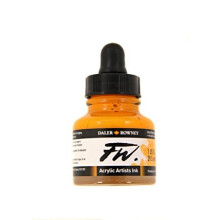 Daler Rowney FW Artists Tinta Acrlica Pote de 29,5 ML - Amarelo Indiano