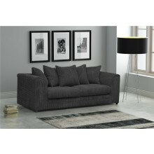 (3 Seater, Grey) Milo Jumbo Cord 3 and 2 Seater Sofa