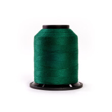 Finesse trd solide farver | 100% polyester 3-lags 50wt | Trdkegler | 100 % polyestertrd til quiltning og syning (Emerald 1 100 Yards)