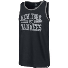 47 Men's New York Yankees Winger Flanklin Blue Tank Top - MLB Muscle T-Shirt (Small)