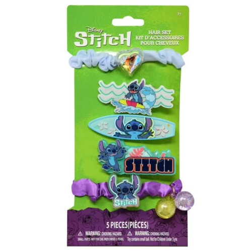 Disney Stitch 8-teiliges Haar-Accessoire-Set
