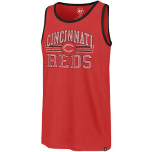 47 Brand 47 Men's Cincinnati Reds Winger Flanklin Red Tank Top - MLB Muscle T-Shirt (Small)
