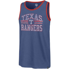47 Men's Texas Rangers Winger Flanklin Blue Tank Top - MLB Muscle T-Shirt (Small)