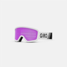 Giro Chico 2.0 gafas de esqu para nios pequeos - gafas de snowboard para nios nios y nias 2-4 - correa de zoom blanco con lente rosa mbar