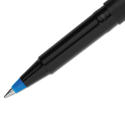 Uni-Ball uni-ball 60153 Stick Roller Kuglepen Micro 0,5 mm bl? bl?k Sort mat t?nde Dozen 2