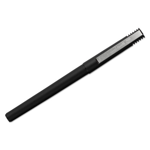 Uni-Ball uni-ball 60153 Stick Roller Kuglepen Micro 0,5 mm bl? bl?k Sort mat t?nde Dozen 1