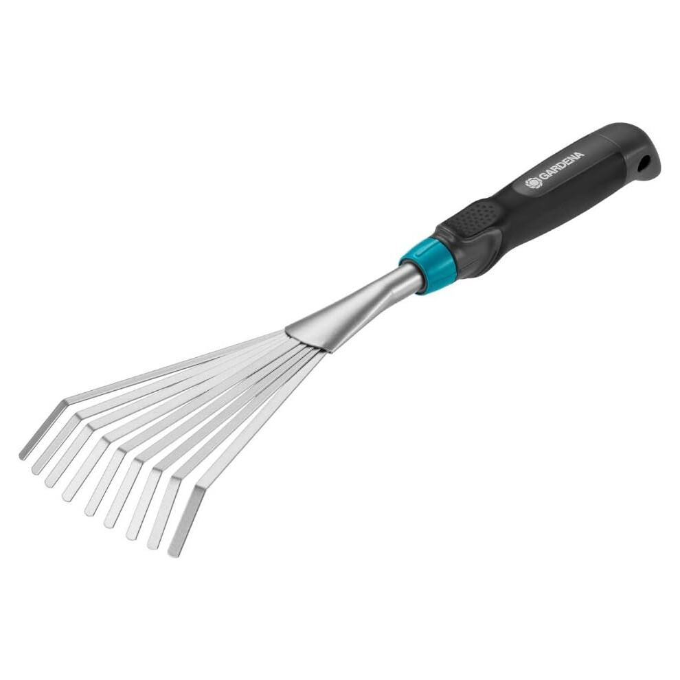 Gardena Comfort Hand Rake for raking up leaves, weeds ,grass cuttings