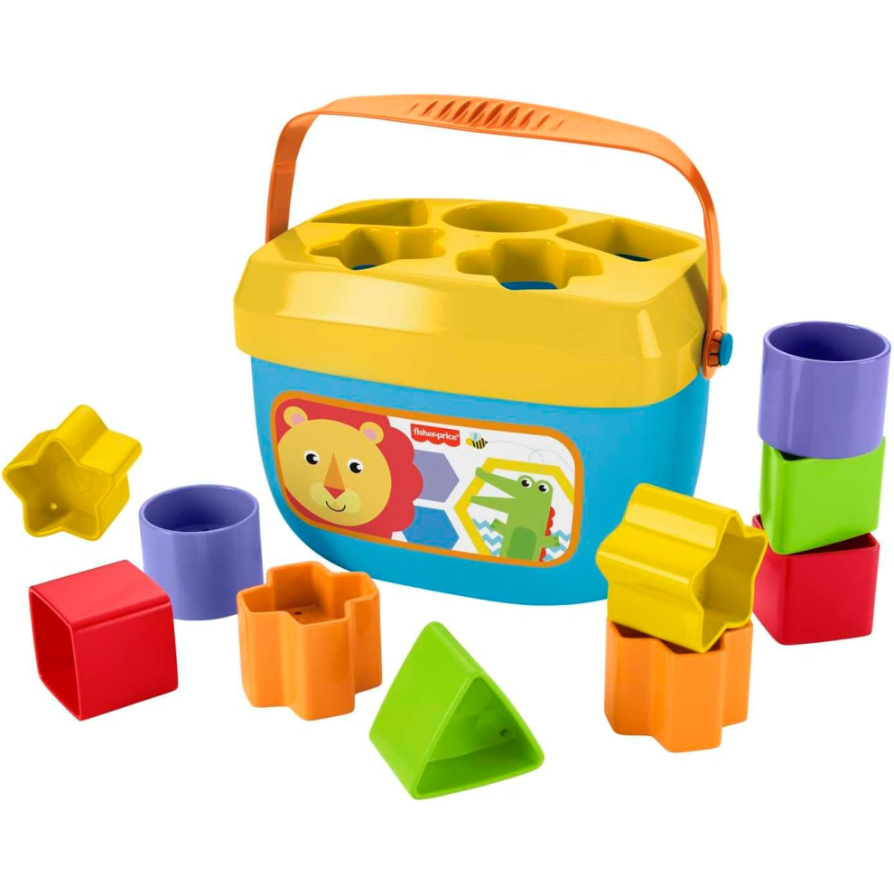 Fisher-Price Fisher Price Stacking Toy Baby First Blocks Set Of 10