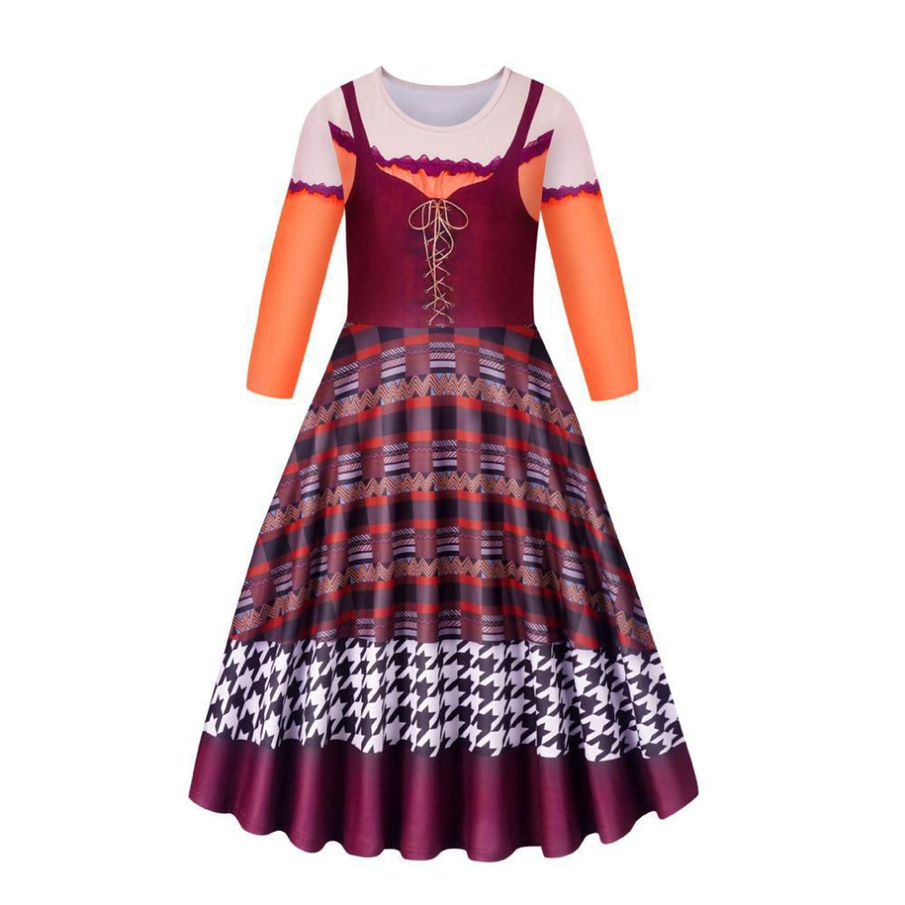 (160) Hocus Halloween Pocus2 Mary Sanderson Role Play Childrens Stage Costume Dress Not,Specified