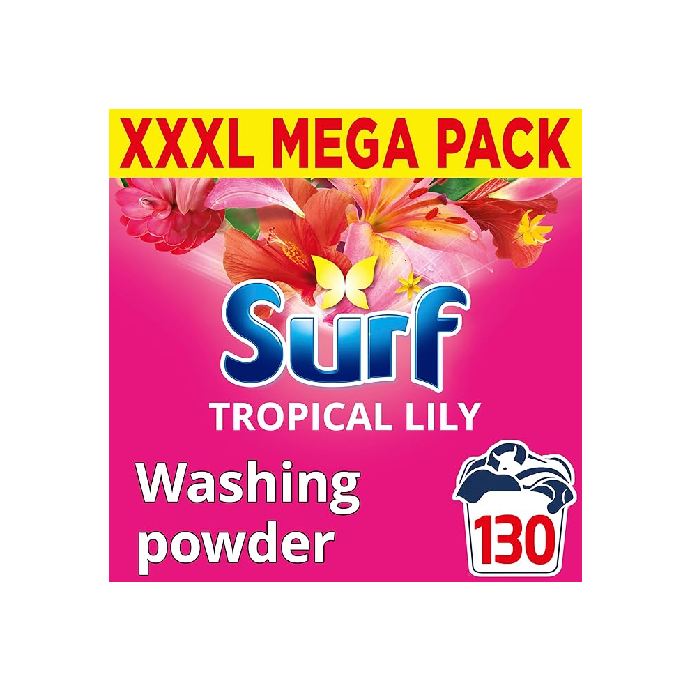 Surf Tropical Lily Washing Powder joy-infused fragrance