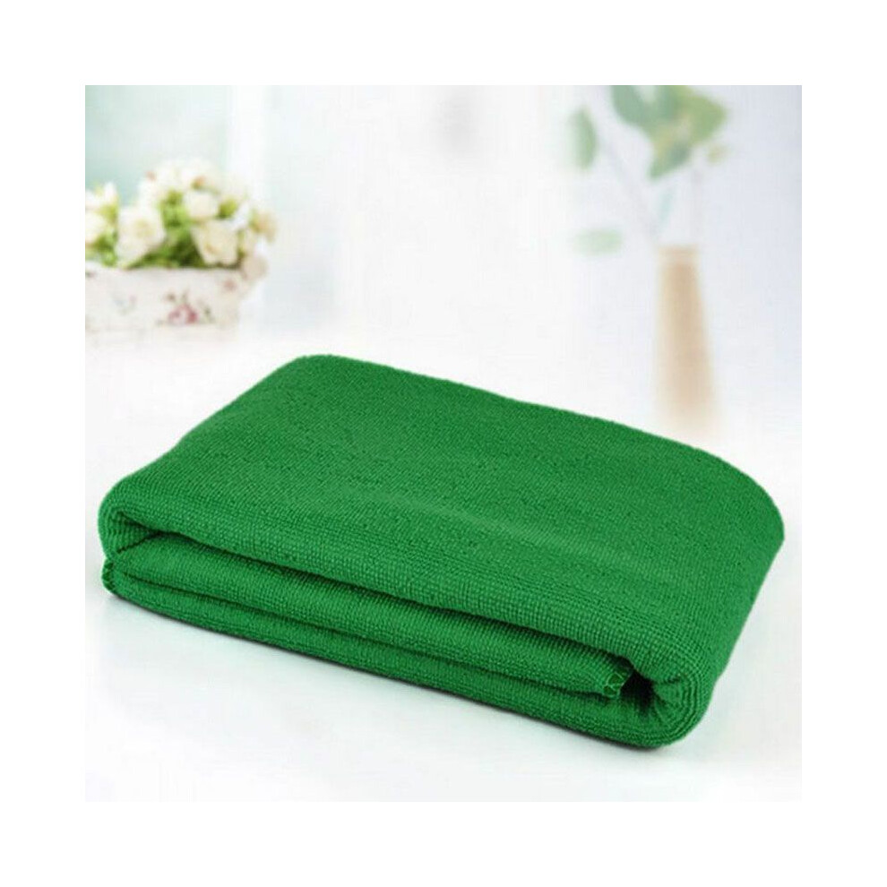 (Green) Microfiber Fiber 70X140cm Bath Beach Absorbent Drying Washcloth Towel Shower Green