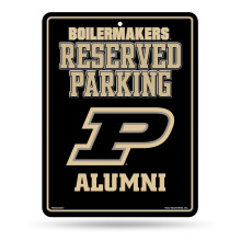 Rico Industries NCAA Purdue Boilermakersin metallinen pys  k  intikyltti 8,5"" x 11"" - sopii erinomaisesti makuuhuoneeseen, toimistoon, kodin sisust