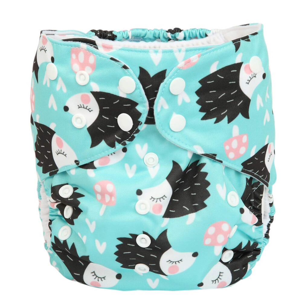 2 to 7 Years Old Junior Big Cloth Diaper Pocket Reusable Washable Baby Toddler (Hedgehog)-image-OPC-PGSRMQX-NEW