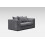 Snugg Furniture (2 Seater, Grey) Milo Jumbo Cord 3 and 2 Seater Sofa 1