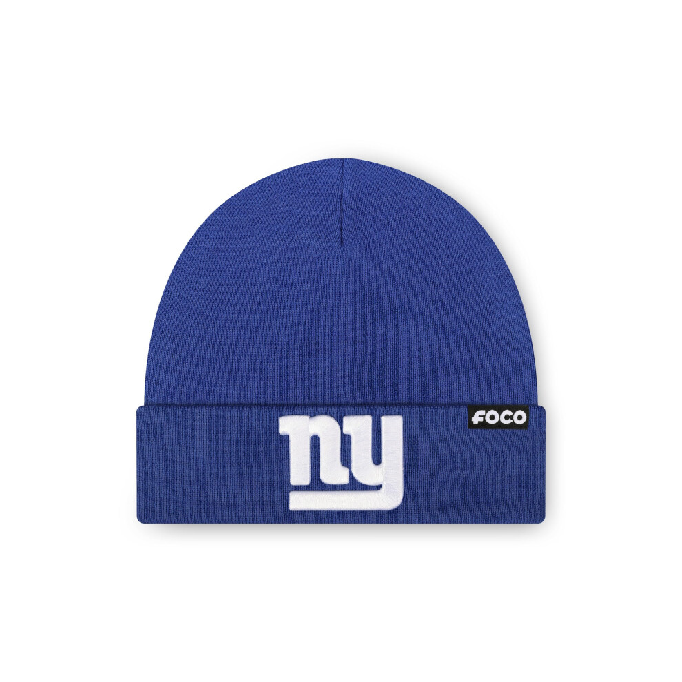 Foco Herren New York Giants Nfl Logo Basic Beanie-M Tze, Teamfarbe-image