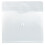 JAM PAPER Plastic Envelopes with Button & String Tie Closure - Letter Booklet - 9 3/4 x 13 - White - 3/Pack 3