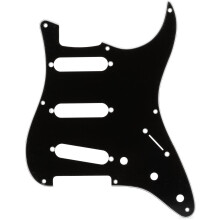 Fender Vintage-Stijl Pickguard, '57 Stratocaster, 8-Hole - Zwart 3-Laags