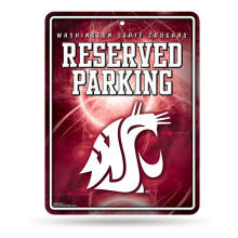 Rico Industries NCAA Washington State Cougarsin 8,5 tuuman x 11 tuuman metallinen pys   k   intikyltti D?cor