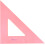 Alvin  Triangle Ruler with Fluorescent Edges  Drafting Tool Kits - 12-inches  45/90 Angle 1