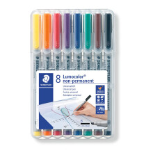 Staedtler 311-6 Lumocolor Universal non permanente Penne Superfine - Pacchetto viola di 10