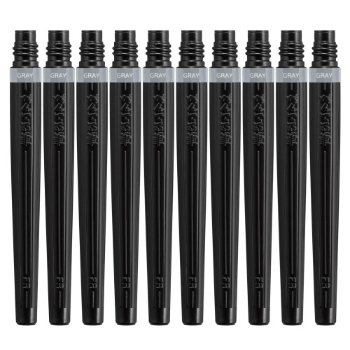 Pentel Pentel XFR-137 Πινέλο Art Blush 10 κασετών σε γκρι χρώμα
